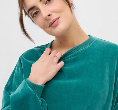 Over Size Drop Shoulder Sweatshirt 