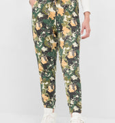 High-Rise Spattered Floral Camo Trouser 