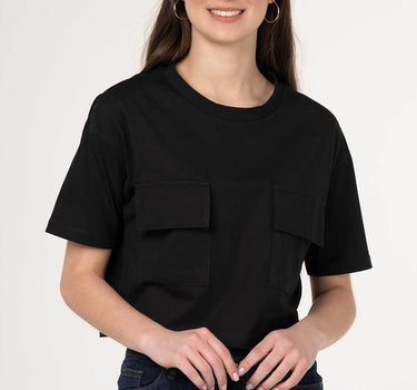 Utility Pockets Crop Top 