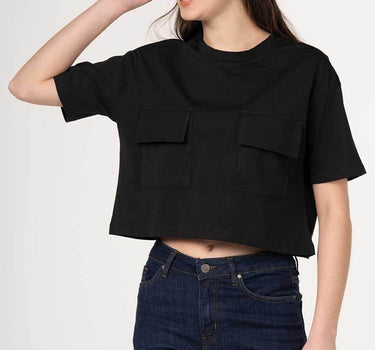 Utility Pockets Crop Top 