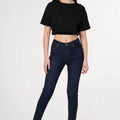 Drop Shoulder Crop Top 