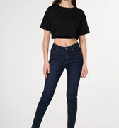 Drop Shoulder Crop Top 