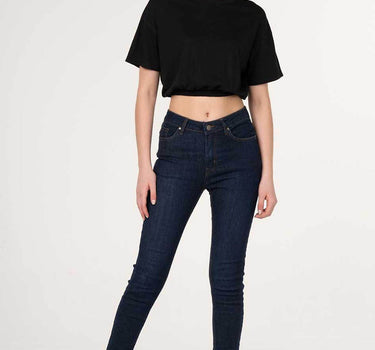 Drop Shoulder Crop Top 