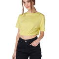 Drop Shoulder Crop Top 