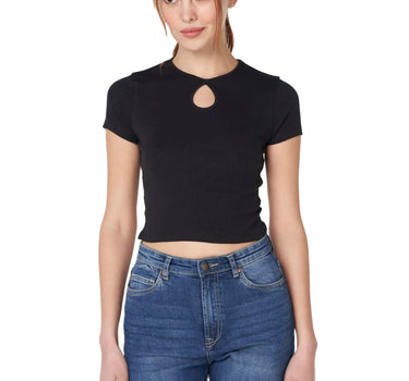 Solid Ribbed Crop Top 