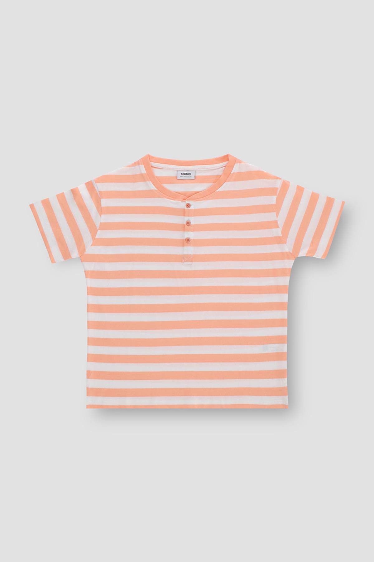 Striped Henley T-Shirt