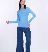 Solid Top For Women - Blue 