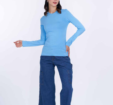 Solid Top For Women - Blue 