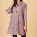 Printed Shirt Dress 