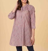 Printed Shirt Dress 