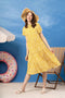 Floral Button Down Tiered Dress
