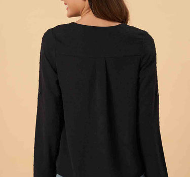 Solid Long Sleeve Top 