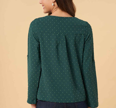 Solid Long Sleeve Top 