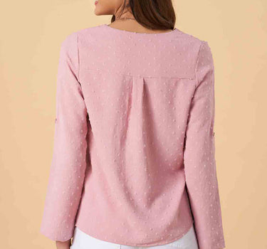 Solid Long Sleeve Top 