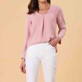 Solid Long Sleeve Top 