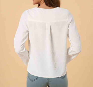 Solid Long Sleeve Top 