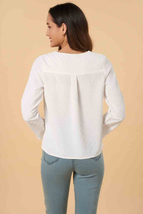 Solid Long Sleeve Top