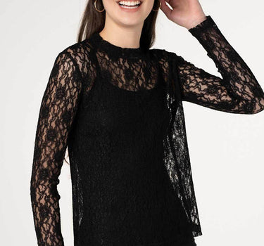 Long Sleeve Lace Top 