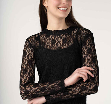 Long Sleeve Lace Top 