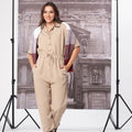 Khaki Jumpsuit 