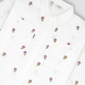 Embroidered Button Down Top 