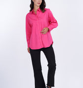 Women's Solid Button Down 