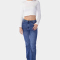 Flared Denim Bottom 