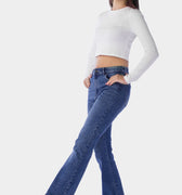 Flared Denim Bottom 