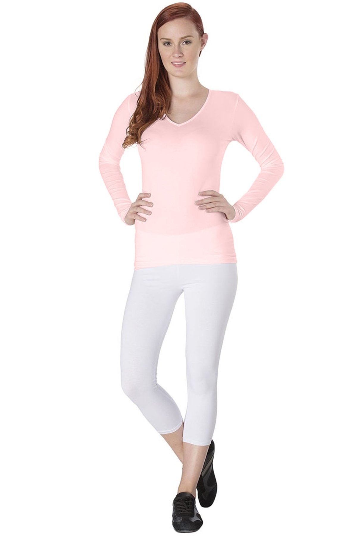 Long Sleeves V Neck T-Shirt 