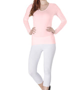 Long Sleeves V Neck T-Shirt 