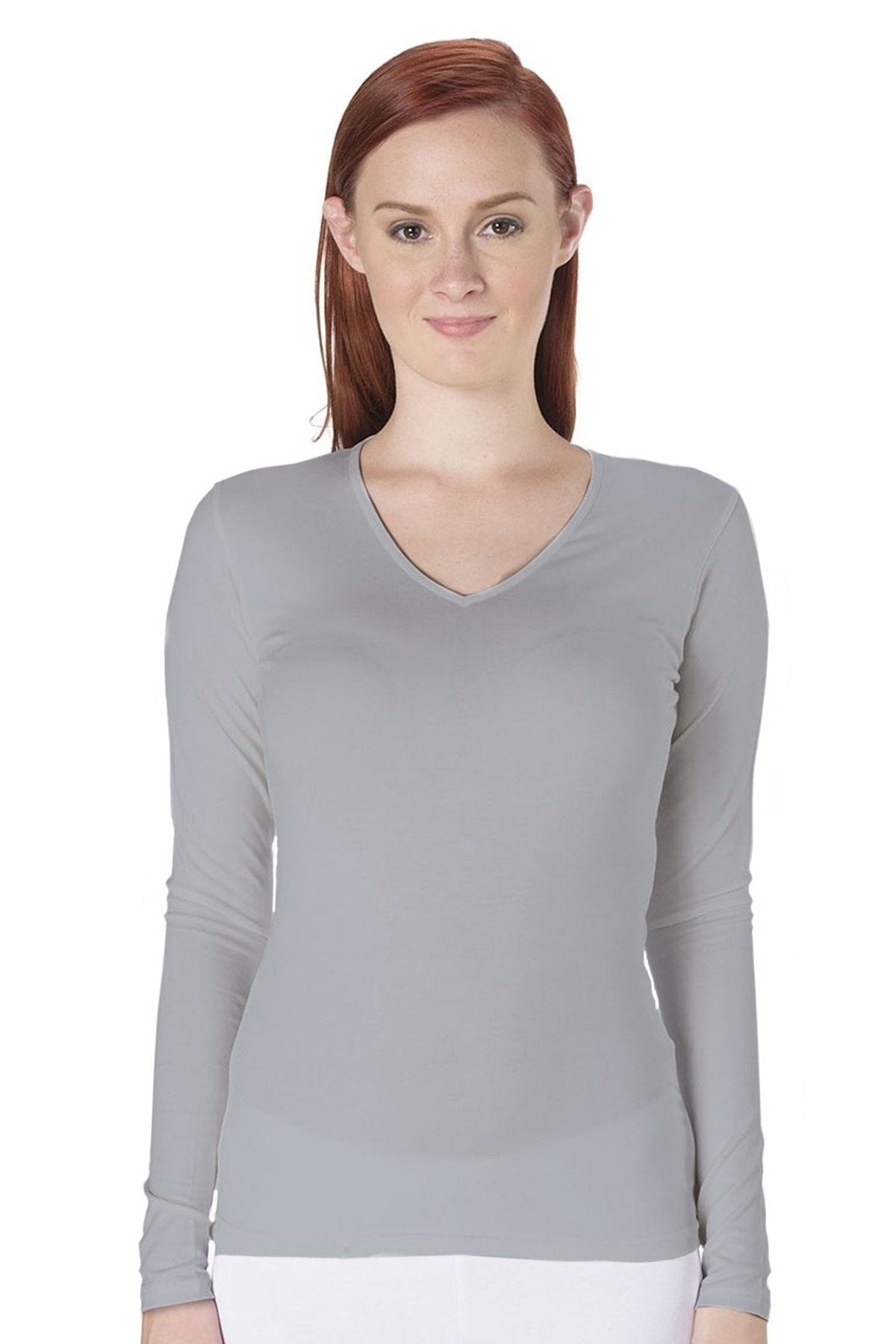 Long Sleeves V Neck T-Shirt 