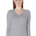Long Sleeves V Neck T-Shirt 