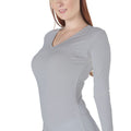 Long Sleeves V Neck T-Shirt 