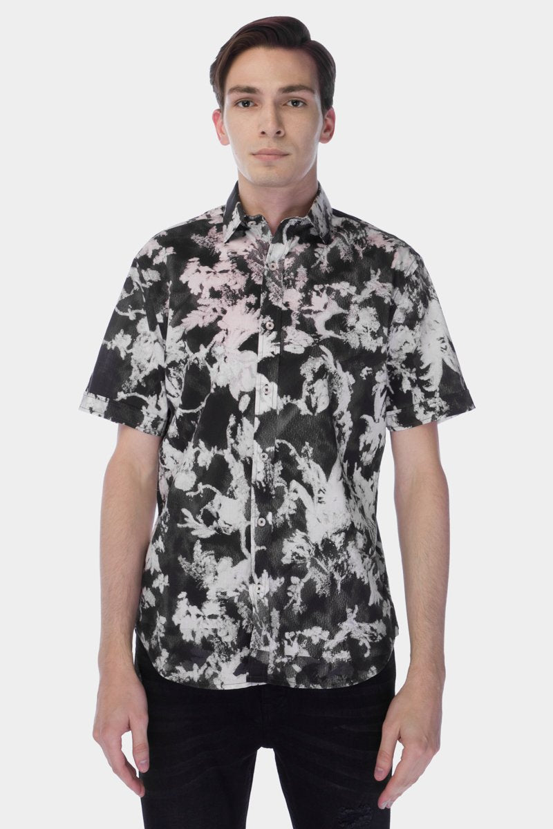 Abstract Floral Casual Shirt 