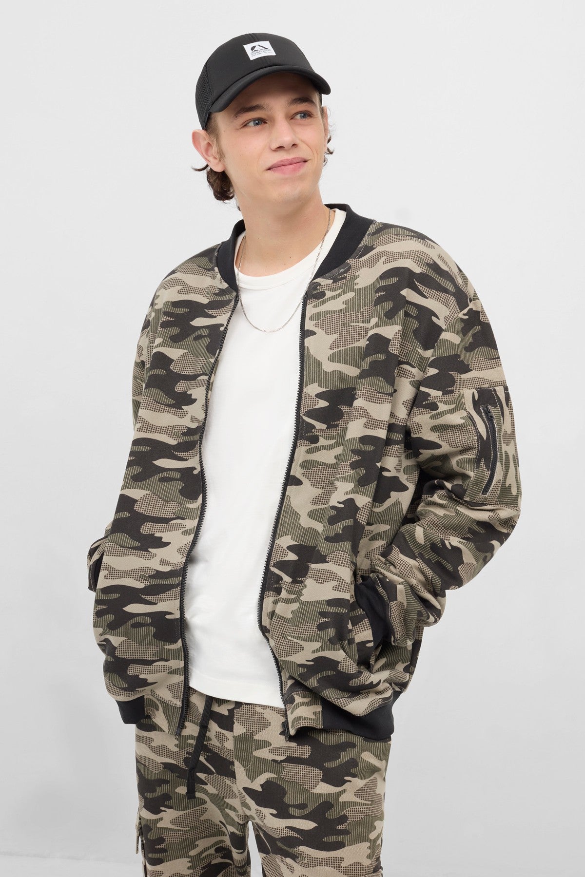 Camo Bomber Jacket 