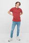 Geometric Print Polo Shirt
