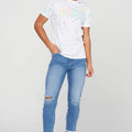 Spattered Typography T-Shirt 