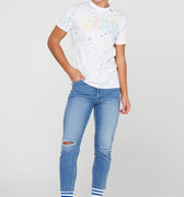 Spattered Typography T-Shirt 