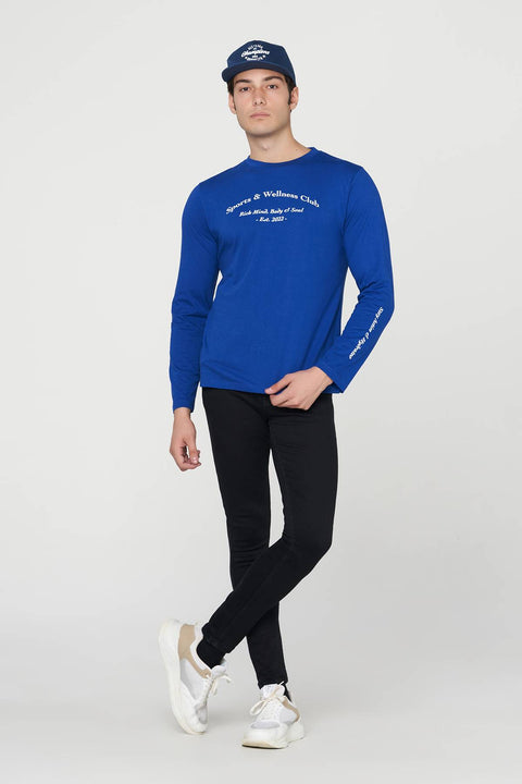 Long Sleeves Typography T-Shirt