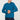 Crew Neck Solid Sweatshirt For Men - Teal Blue 