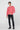 Crew Neck Solid Sweatshirt For Men - Pink 