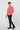 Crew Neck Solid Sweatshirt For Men - Pink 