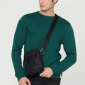 Crew Neck Solid Sweatshirt For Men - Green 