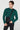 Crew Neck Solid Sweatshirt For Men - Green 