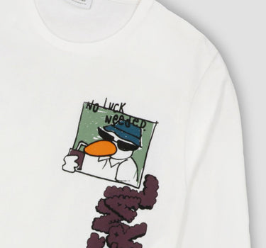 Long Sleeve Illustrated T-Shirt 