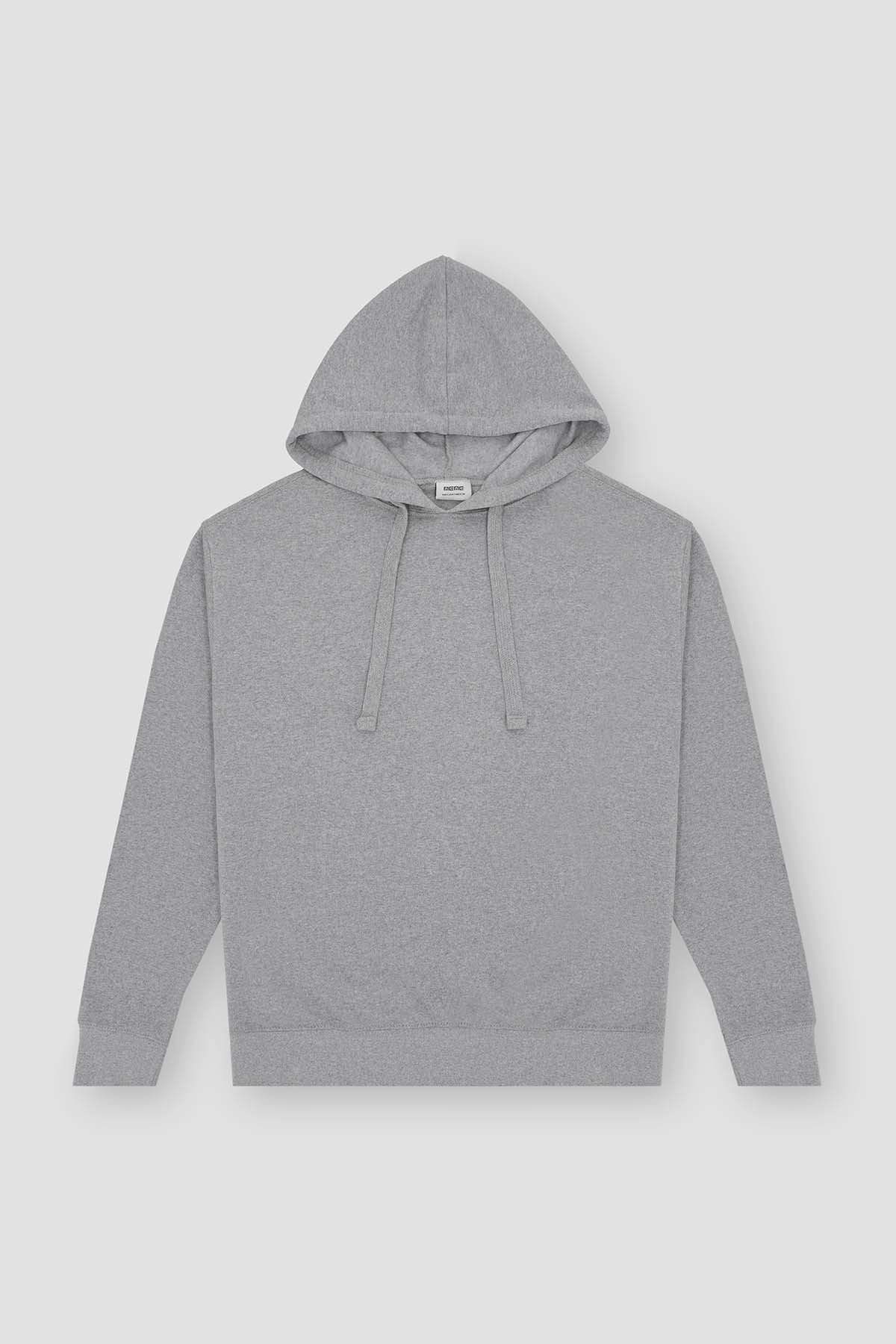 Basic Solid Hoodie For Men - Grey