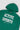 Typogrphy Hoodie For Men - Green front side