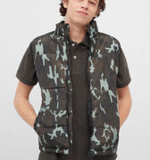 High Neck Camo Gilet 