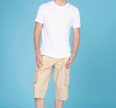 Cargo Bermuda Shorts With Detachable Belt 