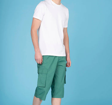 Cargo Bermuda Shorts With Detachable Belt 